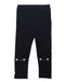 A Black Leggings from Momonittu in size 8Y for girl. (Front View)