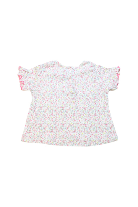 A Multicolour Short Sleeve Tops from Petit Bateau in size 6-12M for girl. (Back View)