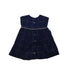 A Navy Sleeveless Dresses from Tartine et Chocolat in size 12-18M for girl. (Back View)