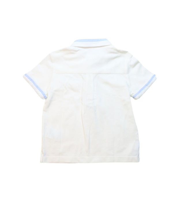 A White Short Sleeve Polos from Nicholas & Bears in size 12-18M for boy. (Back View)