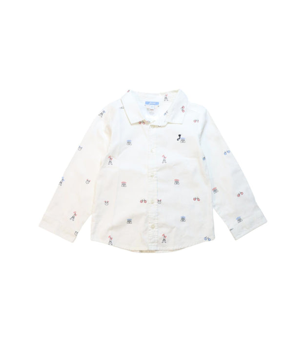 A Multicolour Long Sleeve Shirts from Jacadi in size 3T for boy. (Front View)