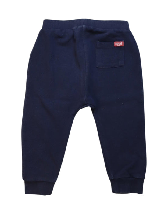 A Navy Sweatpants from Seed in size 18-24M for boy. (Back View)