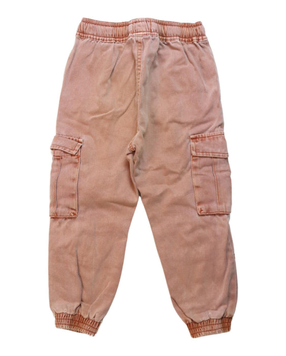 A Red Casual Pants from Seed in size 2T for girl. (Back View)