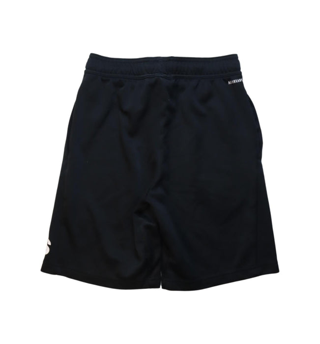 A Black Active Shorts from Adidas in size 11Y for boy. (Back View)