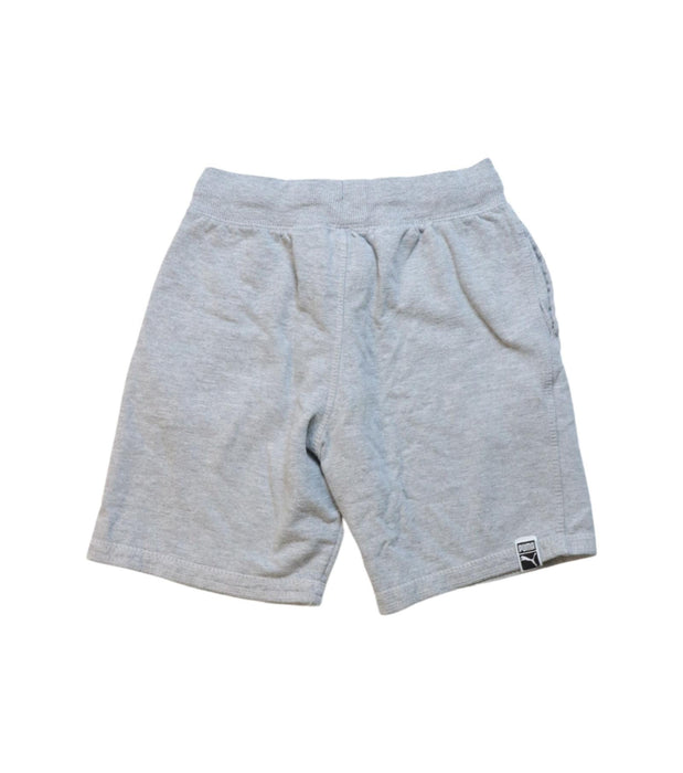 A Grey Active Shorts from Puma in size 8Y for boy. (Back View)