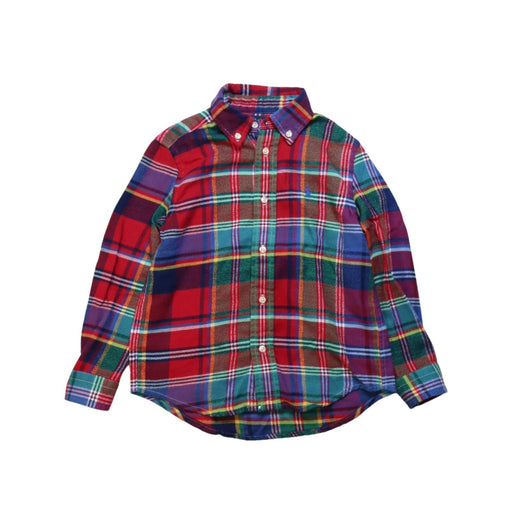 A Multicolour Long Sleeve Shirts from Polo Ralph Lauren in size 5T for boy. (Front View)