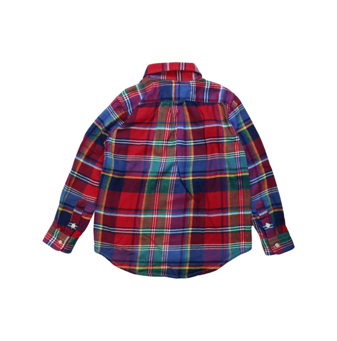 A Multicolour Long Sleeve Shirts from Polo Ralph Lauren in size 5T for boy. (Back View)