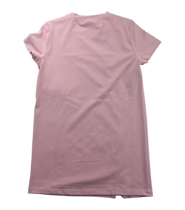 A Pink Short Sleeve T Shirts from Moody Tiger in size 5T for girl. (Back View)
