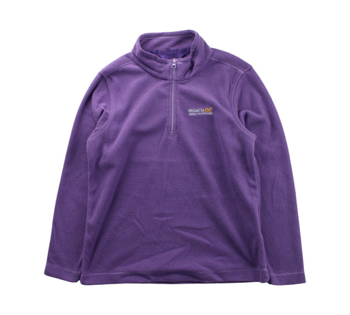 A Purple Zippered Sweatshirts from Regatta in size 7Y for boy. (Front View)