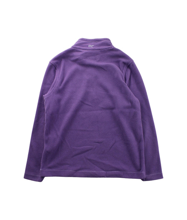 A Purple Zippered Sweatshirts from Regatta in size 7Y for boy. (Back View)
