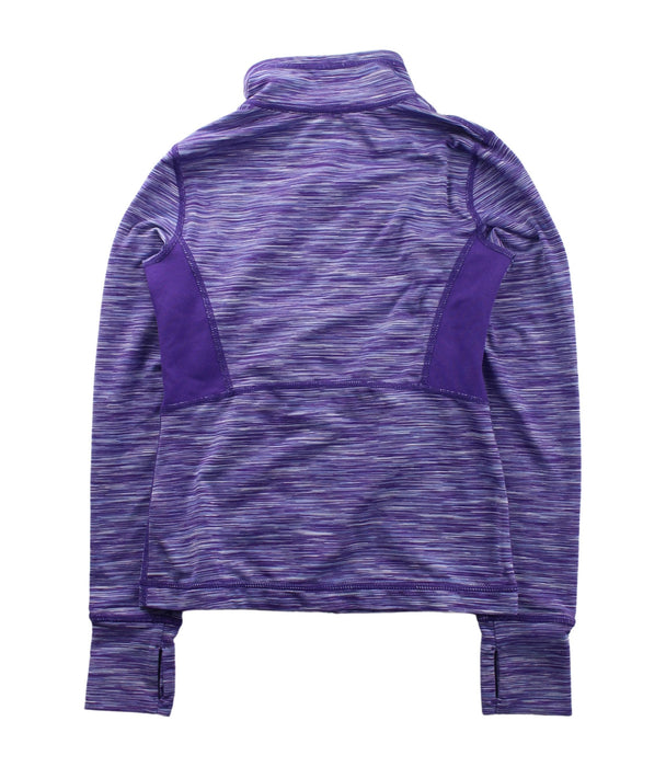 A Purple Lightweight Jackets from Z By Zella Girl in size 5T for girl. (Back View)