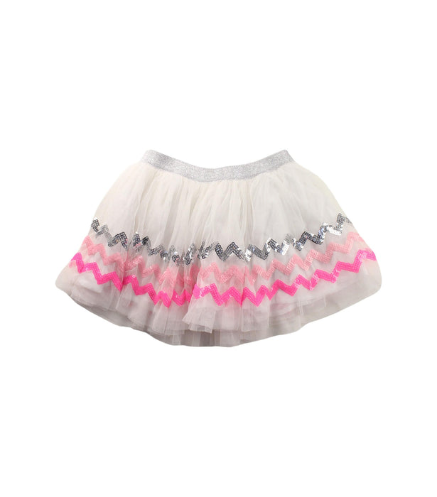 A White Tulle Skirts from Seed in size 3T for girl. (Back View)