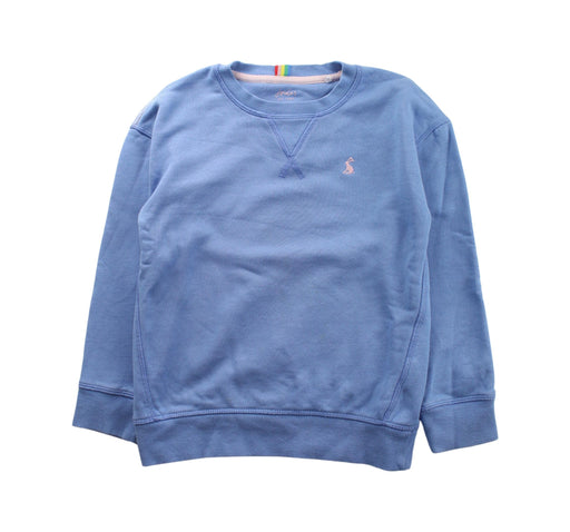 A Blue Crewneck Sweatshirts from Joules in size 7Y for boy. (Front View)