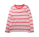 A Pink Long Sleeve T Shirts from Joules in size 7Y for girl. (Front View)