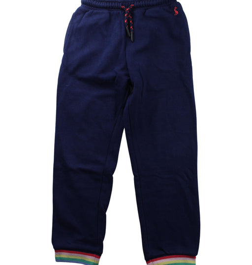 A Blue Sweatpants from Joules in size 7Y for boy. (Front View)