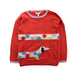A Red Knit Sweaters from Joules in size 7Y for boy. (Front View)
