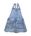 A Blue Overall Dresses from Seed in size 10Y for girl. (Back View)