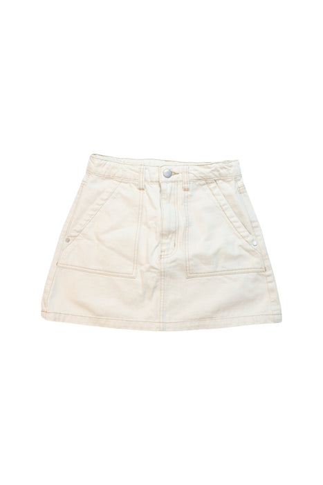 A White Short Skirts from Seed in size 10Y for girl. (Front View)