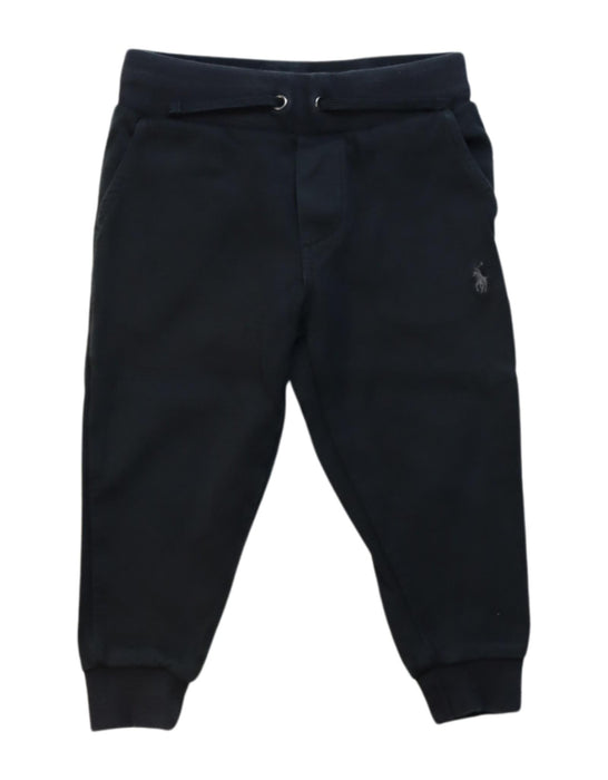 A Black Sweatpants from Polo Ralph Lauren in size 2T for boy. (Front View)
