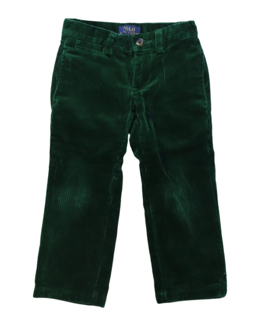 A Green Casual Pants from Polo Ralph Lauren in size 2T for boy. (Front View)
