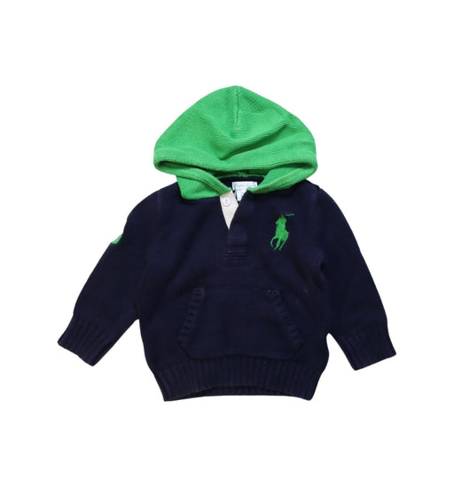A Navy Knit Sweaters from Ralph Lauren in size 18-24M for boy. (Front View)