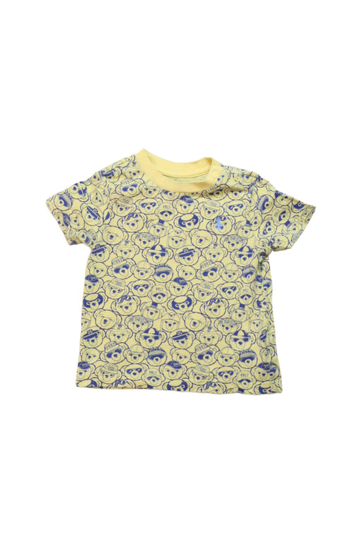 A Yellow Short Sleeve T Shirts from Ralph Lauren in size 6-12M for boy. (Front View)