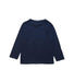 A Navy Long Sleeve T Shirts from Mayoral in size 4T for boy. (Back View)