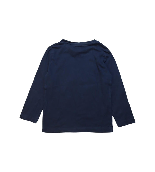 A Navy Long Sleeve T Shirts from Mayoral in size 4T for boy. (Back View)