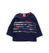 A Blue Long Sleeve T Shirts from Petit Bateau in size 3-6M for boy. (Front View)