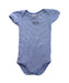 A Blue Short Sleeve Bodysuits from Petit Bateau in size 3-6M for boy. (Front View)