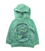 A Green Hooded Sweatshirts from DPAM in size 2T for boy. (Front View)