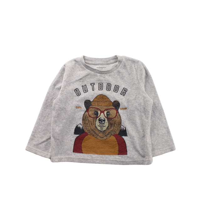 A White Pants Sets from Vertbaudet in size 2T for boy. (Front View)