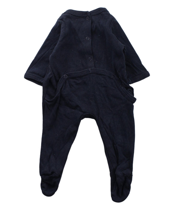 A Blue Onesies from Vertbaudet in size 0-3M for boy. (Back View)