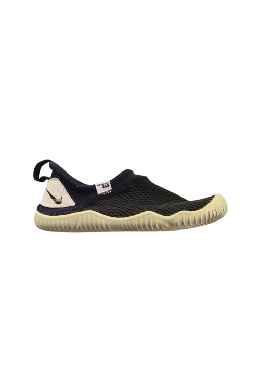 A Black Slip Ons from Nike in size 18-24M for boy. (Front View)