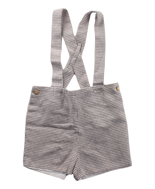 A Brown Overall Shorts from Purete du... Bebe in size 6-12M for neutral. (Front View)