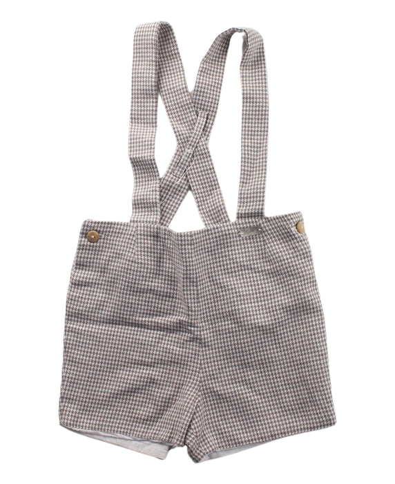 A Brown Overall Shorts from Purete du... Bebe in size 6-12M for neutral. (Front View)