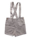A Brown Overall Shorts from Purete du... Bebe in size 6-12M for neutral. (Front View)