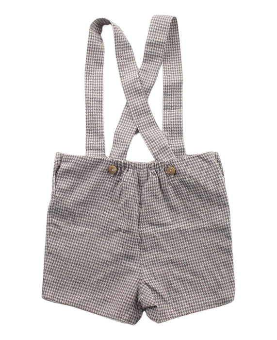 A Brown Overall Shorts from Purete du... Bebe in size 6-12M for neutral. (Back View)