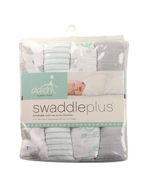 A Multicolour Swaddles from Aden & Anais in size O/S for neutral. (Front View)