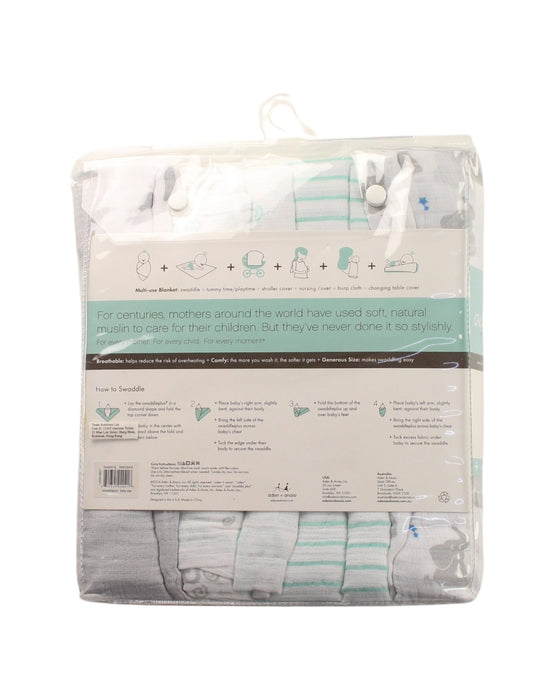 A Multicolour Swaddles from Aden & Anais in size O/S for neutral. (Back View)