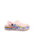A Pink Aqua Shoes from Crocs in size 6T for girl. (Front View)