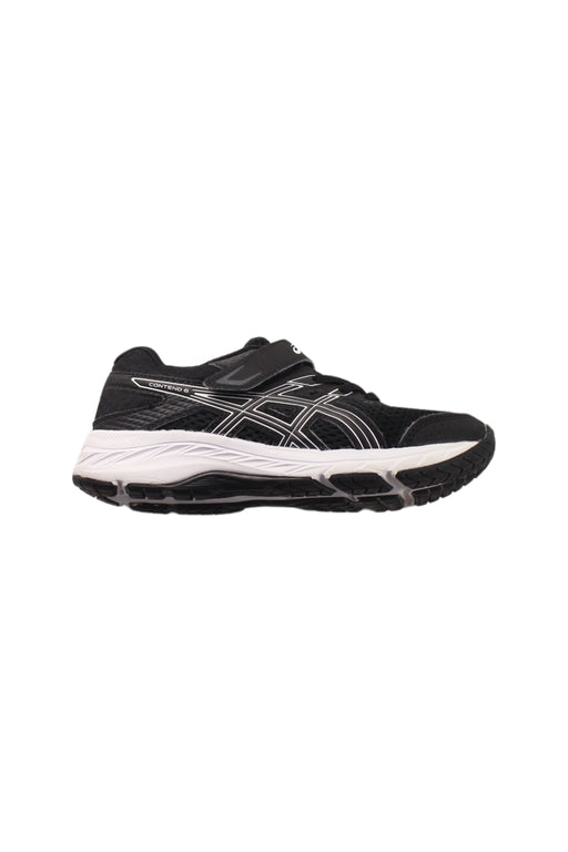 A Black Sneakers from ASICS in size 6T for neutral. (Front View)