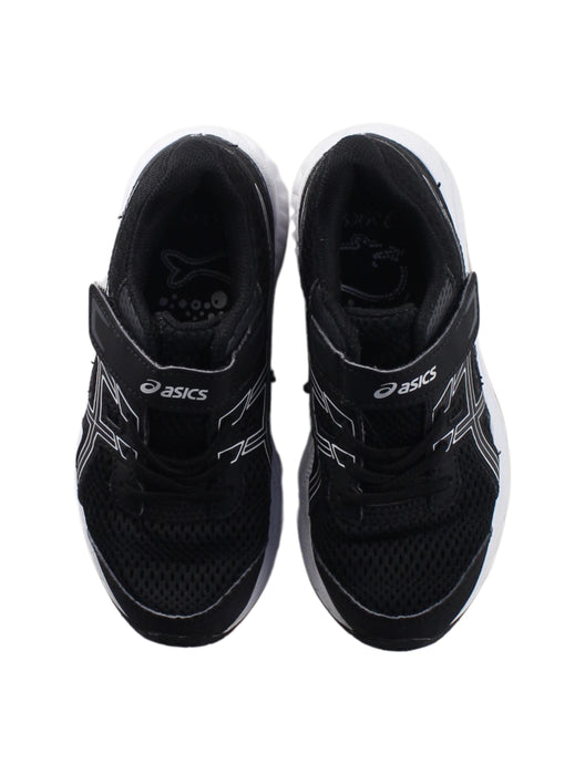 A Black Sneakers from ASICS in size 6T for neutral. (Back View)