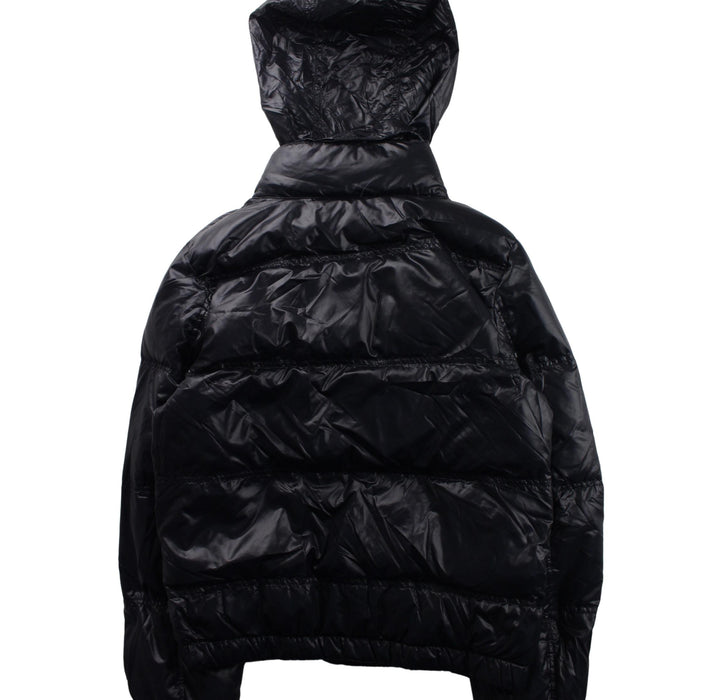 A Black Puffer/Quilted Jackets from Burberry in size 10Y for neutral. (Back View)