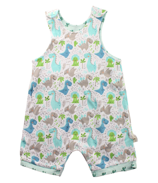 A Multicolour Sleeveless Rompers from Cotton Pigs in size 12-18M for boy. (Front View)