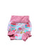 A Pink Swim Diapers from Splash About in size 12-18M for neutral. (Front View)