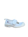 A White Slip Ons from Moonstar in size 18-24M for neutral. (Front View)