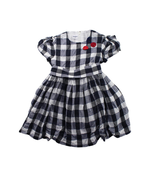 A Blue Short Sleeve Dresses from Familiar in size 2T for girl. (Front View)