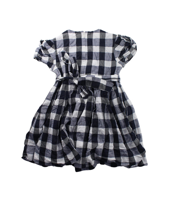 A Blue Short Sleeve Dresses from Familiar in size 2T for girl. (Back View)