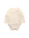 A White Long Sleeve Bodysuits from Mori in size 0-3M for neutral. (Back View)